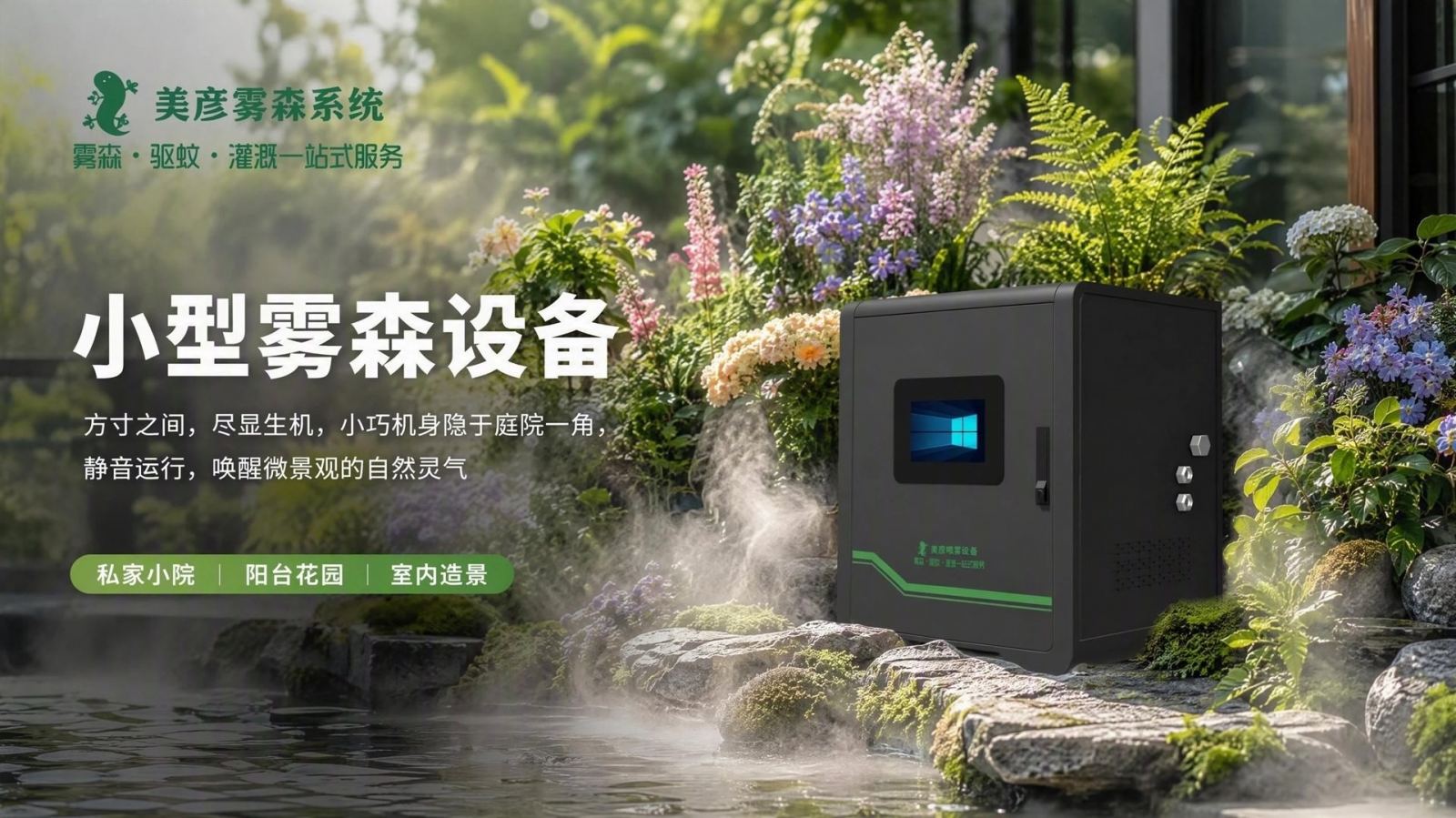 上海宝山花园庭院驱蚊系统